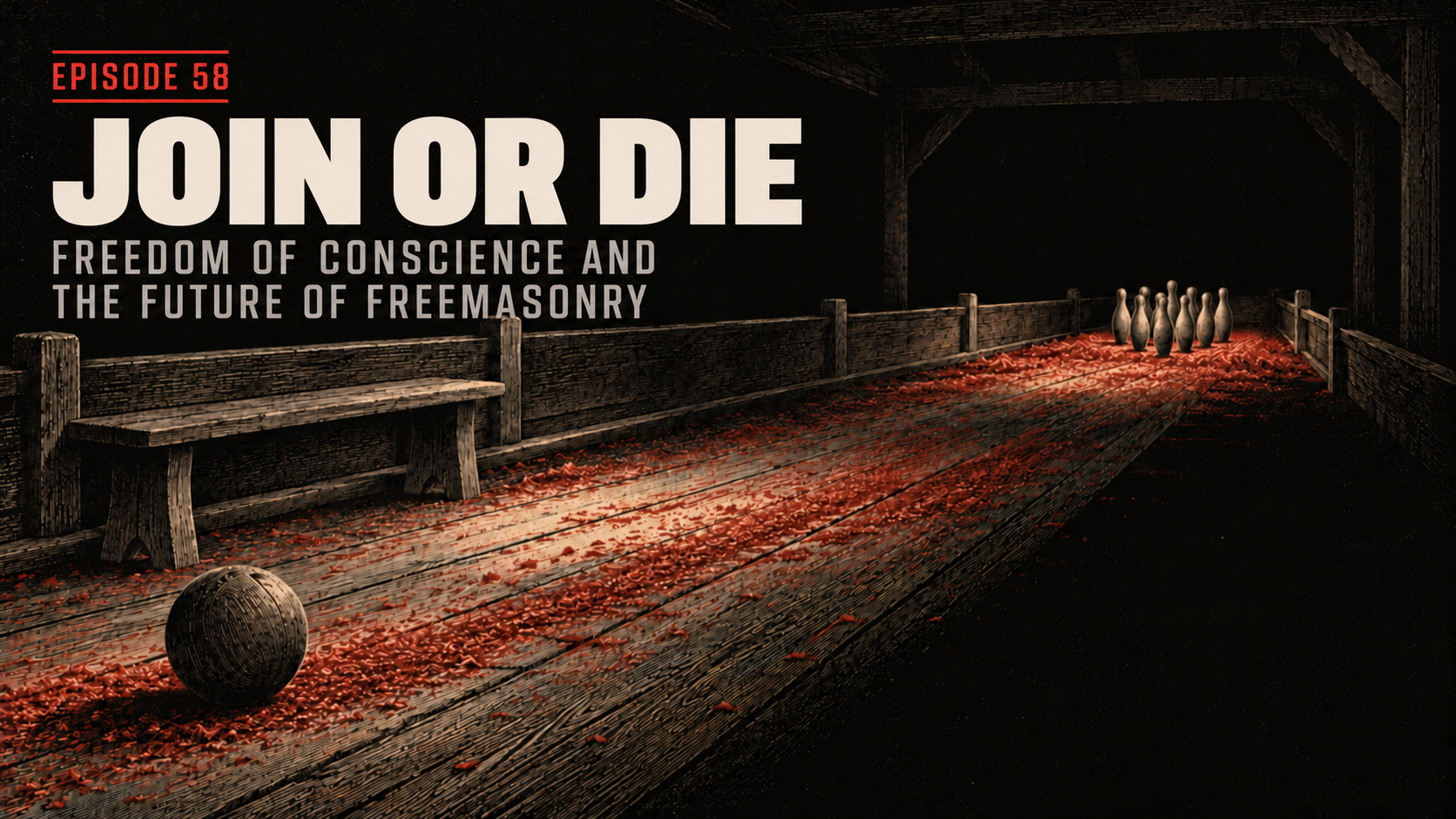 Illustration for the Mystic Tye journal essay “Join or Die: Freedom of Conscience and the Future of Freemasonry”
